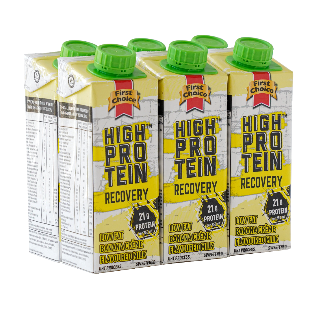 High-Protein Recovery Milk | Banana Crème Flavoured  - 1 x 6 pack (250ml)