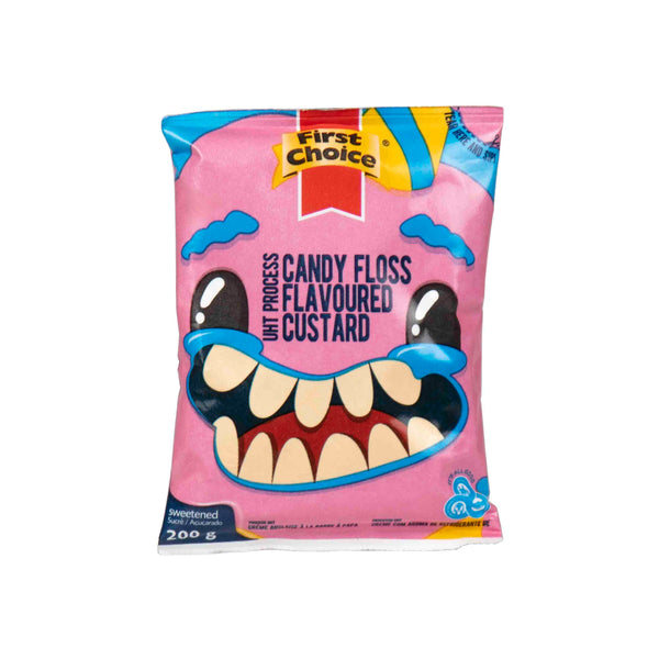 Flavoured Custard | Candy Floss - 1 x 12 pack (200g)