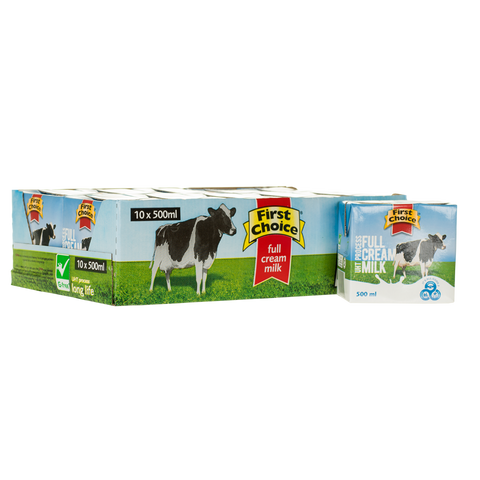 Milk | Full Cream Long Life -1 x 10 pack (500ml)