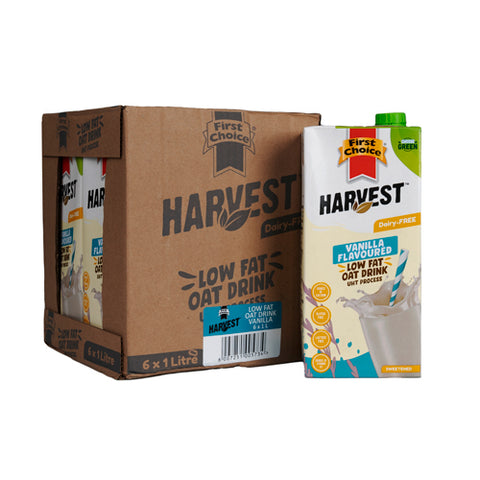 Harvest Oat Drink | Vanilla Flavoured - 1 x 6 Pack (1L)