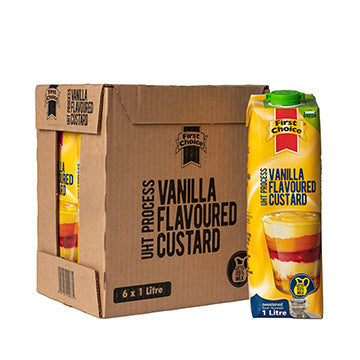 Custard | Vanilla Flavoured - 1 x 6 pack (1L)